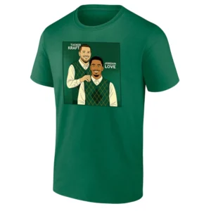 GREEN BAY STEP BROTHERS SHIRT – Tucker Kraft & Jordan Love – Green Bay Packers 2025 Sunday Night Football Tee G