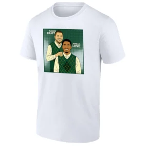 GREEN BAY STEP BROTHERS SHIRT – Tucker Kraft & Jordan Love – Green Bay Packers 2025 Sunday Night Football Tee W
