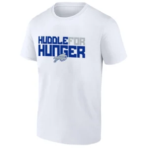 HUDDLE FOR HUNGER SHIRT Buffalo Bills Community Impact Tee