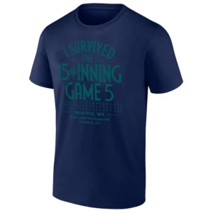 I SURVIVED THE 15 INNING GAME 5 SHIRT – Seattle Mariners 2025 Postseason Tee