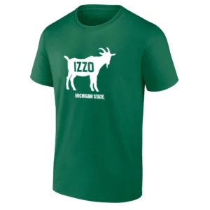 IZZO GOAT SHIRT Tom Izzo Michigan State Spartans Men’s Basketball Tee