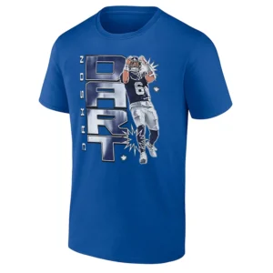 JAXSON DART SHIRT New York Giants QB Celebration Tee vs. Los Angeles Chargers 2025 NFL Week 4 RB