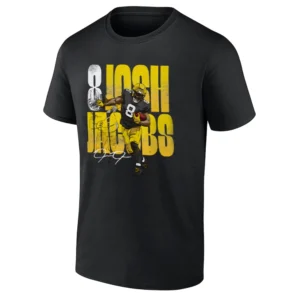 JOSH JACOBS STIFF ARM SHIRT Green Bay Packers Football Tee B