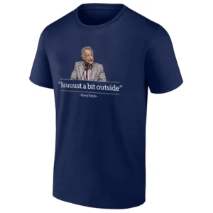 JUUUUST A BIT OUTSIDE SHIRT – Harry Doyle Tribute Tee Milwaukee Brewers Legend Bob Uecker