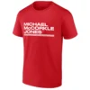 MICHAEL McCORKLE JONES SHIRT Mac Jones San Francisco 49ers Tribute Tee