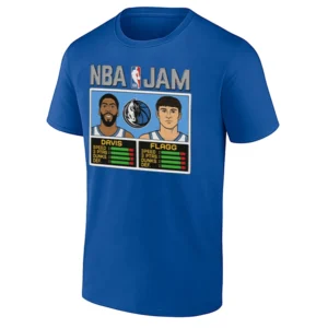 NBA JAM MAVERICKS SHIRT – Anthony Davis & Cooper Flagg Dallas Mavericks Tee