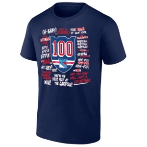 NY CENTENNIAL SEASON SHIRT – New York Rangers 100th Anniversary Tee N