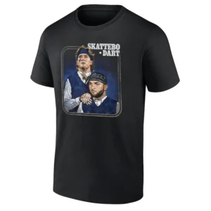 New York Step Brothers Shirt – Jaxson Dart & Cam Skattebo New York Giants Tribute Tee B