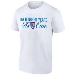 ONE HUNDRED YEARS AS ONE SHIRT New York Rangers 100th Anniversary W