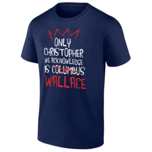 ONLY CHRISTOPHER WE ACKNOWLEDGE IS WALLACE SHIRT – Hip Hop Legacy Tribute Tee N