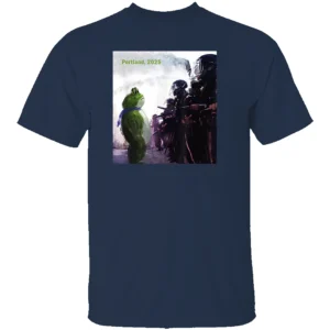 PORTLAND 2025 RESIST SHIRT – Frog Protest Art T Shirt N