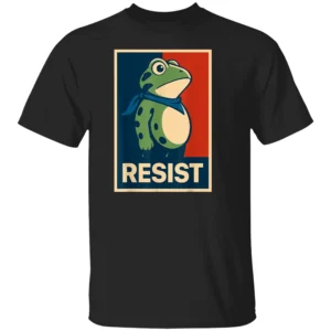 Portland Frog Protest Resist Portland Frog Activist T Shirt B