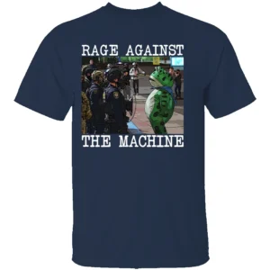 RAGE AGAINST THE MACHINE SHIRT – Frogs Against Fascism Portland Frog Protest T Shirt N