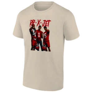 RR X JET SHIRT – Rashee Rice, Xavier Worthy, Hollywood Brown Kansas City Chiefs Offensive Trio Tee S
