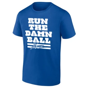 RUN THE DAMN BALL SHIRT – Jonathan Taylor Indianapolis Colts Football Tee