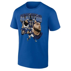 SKATTEBO COLLAGE SHIRT – Cam Skattebo New York Giants Football Tribute Tee RB