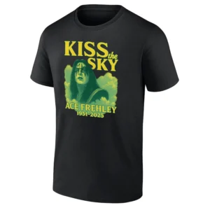 SPACEMAN KISS THE SKY SHIRT – Ace Frehley Tribute 1951–2025