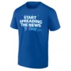 START SPREADING THE NEWS BITCHES SHIRT John Schneider Toronto Blue Jays Clubhouse Tee
