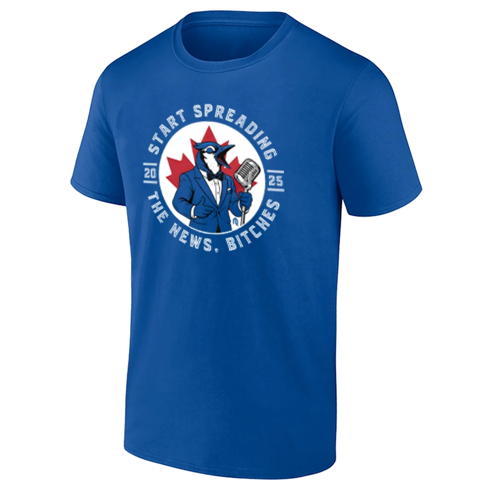 START SPREADING THE NEWS BITCHES SHIRT John Schneider Toronto Blue Jays START SPREADING THE NEWS BITCHES SHIRT John Schneider Toronto Blue Jays