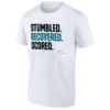 STUMBLED. RECOVERED. SCORED. SHIRT – Trevor Lawrence Jacksonville Jaguars MNF Comeback Tee