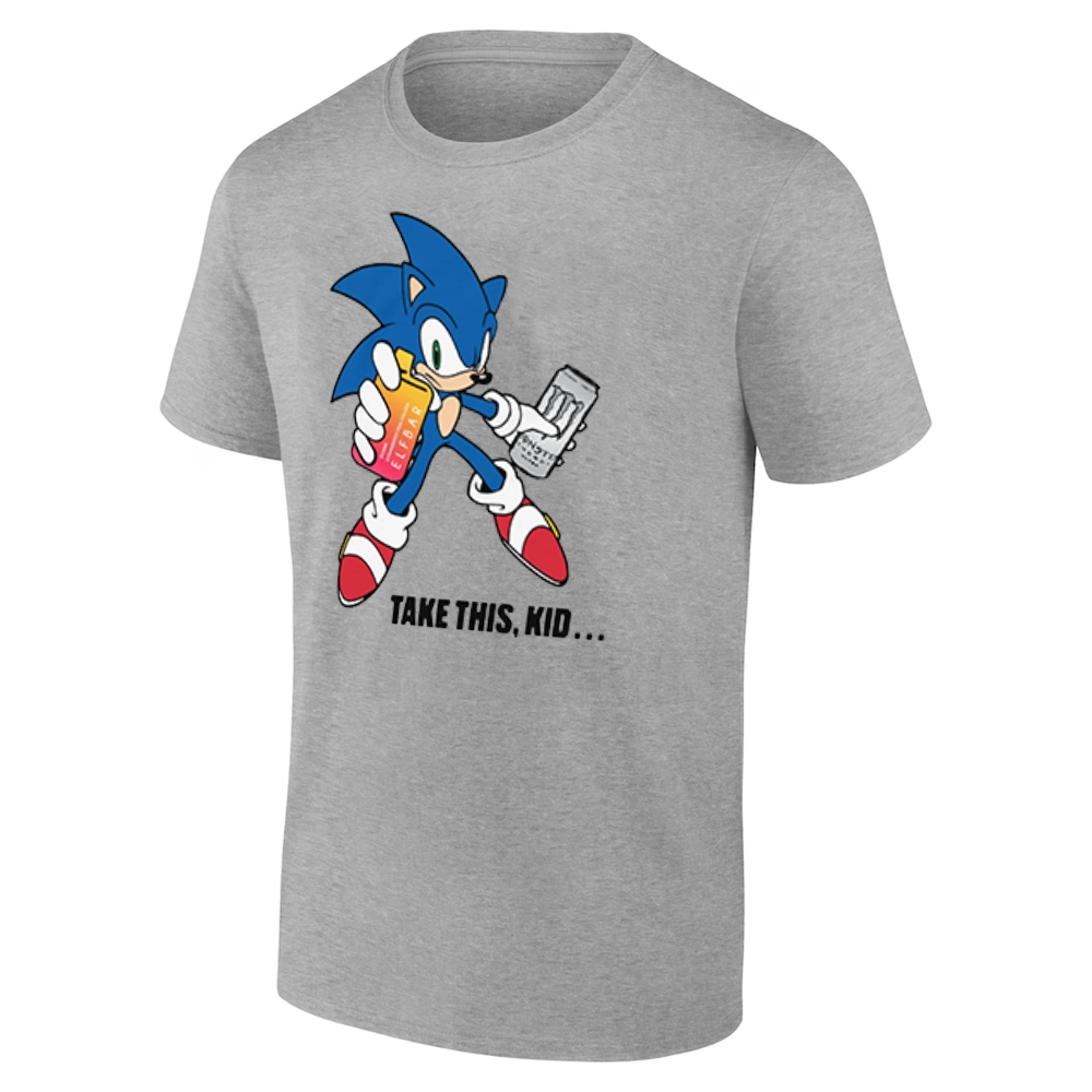 TAKE THIS, KID ... SHIRT Funny Sonic Vape - Hedgehog Vape G TAKE THIS, KID ... SHIRT Funny Sonic Vape Hedgehog Vape G