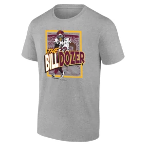 THE BILLDOZER SHIRT Jacory Croskey Merritt Washington Commanders Power Run Tee G