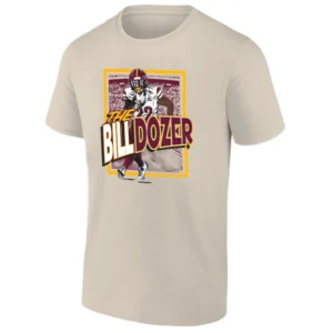 THE BILLDOZER SHIRT Jacory Croskey Merritt Washington Commanders Power Run Tee S