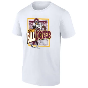 THE BILLDOZER SHIRT Jacory Croskey Merritt Washington Commanders Power Run Tee W