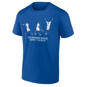 THE SPRINGER DINGER SHIRT – George Springer Game 7 Home Run Toronto Blue Jays 2025 ALCS Champions Tee