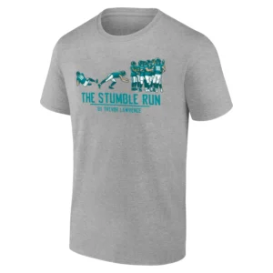 THE STUMBLE RUN SHIRT – Trevor Lawrence Jacksonville Jaguars MNF Hero Moment Tee g