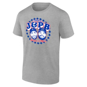 TORONTO J & PB SHIRT – Guerrero Jr. & Springer “Disagree to Agree” Toronto Blue Jays Tee