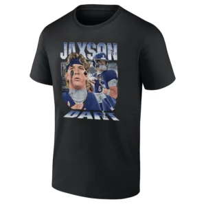 VINTAGE JAXSON DART SHIRT New York Giants Football Tribute Tee B