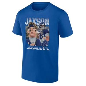 VINTAGE JAXSON DART SHIRT New York Giants Football Tribute Tee RB