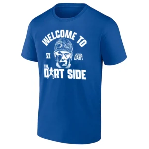 WELCOME TO THE DART SIDE SHIRT Jaxson Dart New York Giants Football Tee