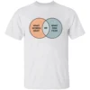 Women Want Me Fish Fear Me Venn Diagram Shirt W