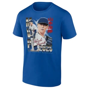 2025 CHAMPS MVP SHIRT – Yoshinobu Yamamoto Los Angeles Dodgers Tee RB