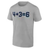 4 + 3 = 6 SHIRT – Dak Prescott & George Pickens Dallas Cowboys Viral Math Tee