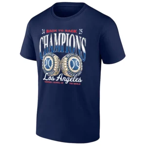 BACK TO BACK CHAMPIONS – LA BASEBALL WS 2024–2025 CHAMPS SHIRT – Los Angeles Dodgers