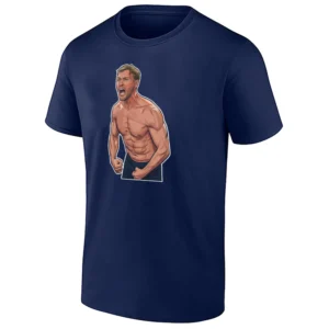 BEN JOHNSON TAKES SHIRT OFF SHIRT – Chicago Bears Viral Locker Room Celebration Tee N