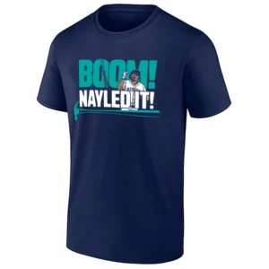 BOOM! NAYLED IT! SHIRT – Josh Naylor Seattle Mariners Baseball Tee