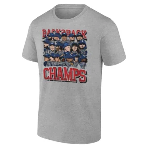 Back 2 Back Champs Shirt Team Roster Caricature Los Angeles Dodgers G
