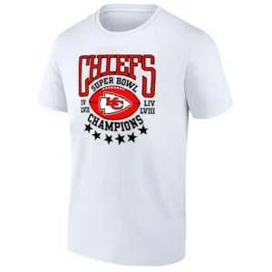 CHIEFS 4 TIME SUPER BOWL CHAMPIONS SHIRT – Kansas City Chiefs Dynasty Tee W