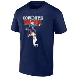 COWBOYS MARVEL SHIRT – George Pickens as Spiderman Hurdle Meme Tee – Dallas Cowboys x Chiefs Viral Moment N