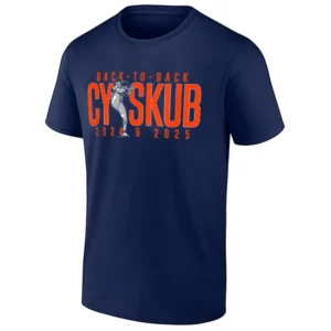 CY SKUB BACK TO BACK SHIRT – Tarik Skubal Detroit Tigers 2024 & 2025