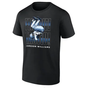 FLIPPIN’ TASTIC SHIRT – Jameson Williams Detroit Lions Touchdown Celebration Tee B