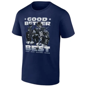 GOOD BETTER BEST SHIRT – Moore, Swift, Williams, Odunze Chicago Bears Football Tee