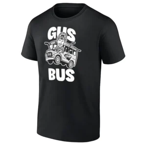 GUS BUS SHIRT – All Aboard the Gus Bus Zach Parise Minnesota Wild Hockey Tee