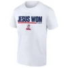 JESUS WON SHIRT – Ole Miss FCA Faith & Victory Tee Ole Miss Rebels Christian Apparel