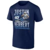 JUSTIN HERBERT SLIDE SHIRT – Los Angeles Chargers Tee N