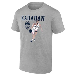 KARABAN SHIRT – Alex Karaban Name Pose UConn Huskies Basketball Tee
